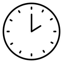 Einfacher analoger Takthub PNG-Design