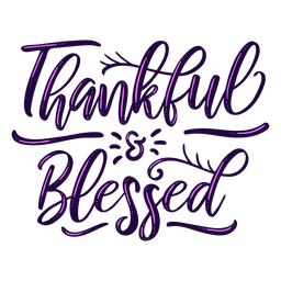 Letras abençoadas gratas Desenho PNG