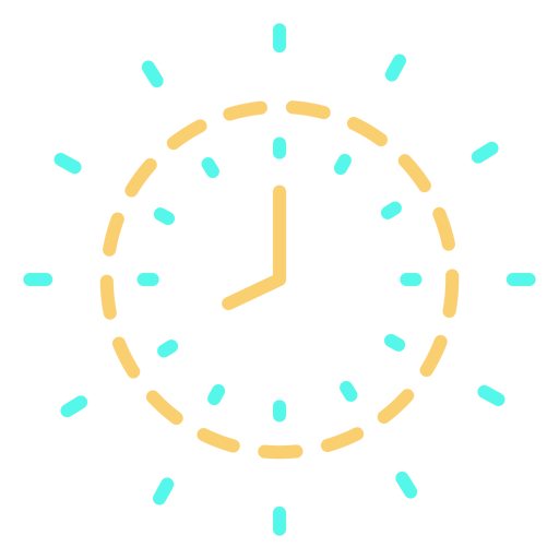 time clock icon stroke transparent png svg vector file time clock icon stroke transparent