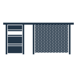 Perfil de estêncil de mesa de trabalho Desenho PNG