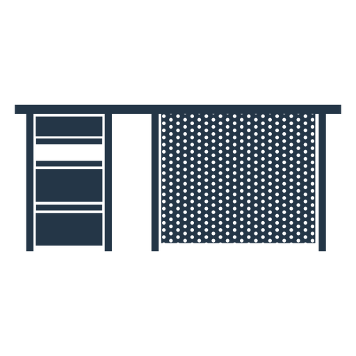 Schreibtischschablonenprofil PNG-Design