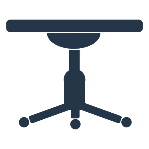 Work stool profile stencil PNG Design