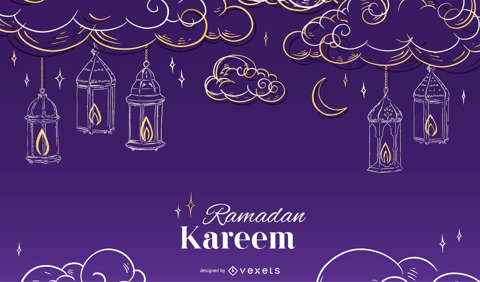 Ramadan saisonale Hintergrundgestaltung