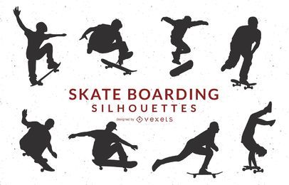 Vetores de arte de skate boarding - grátis