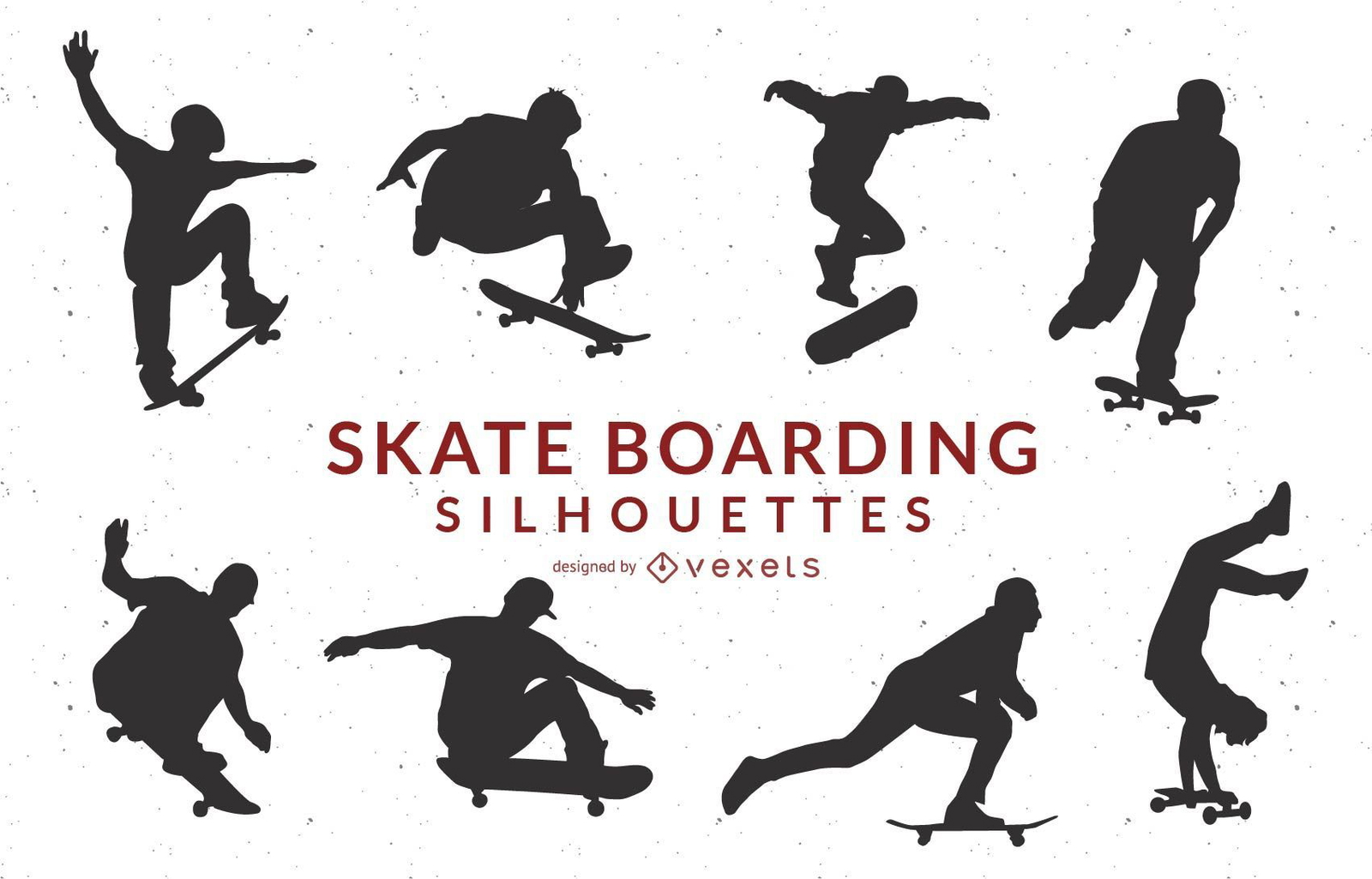 Skate Boarding Art Vectors- Free