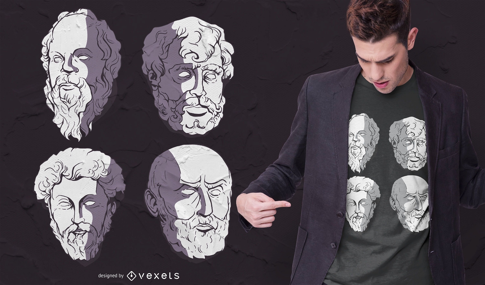 Stoic Philosophers T-shirt Design