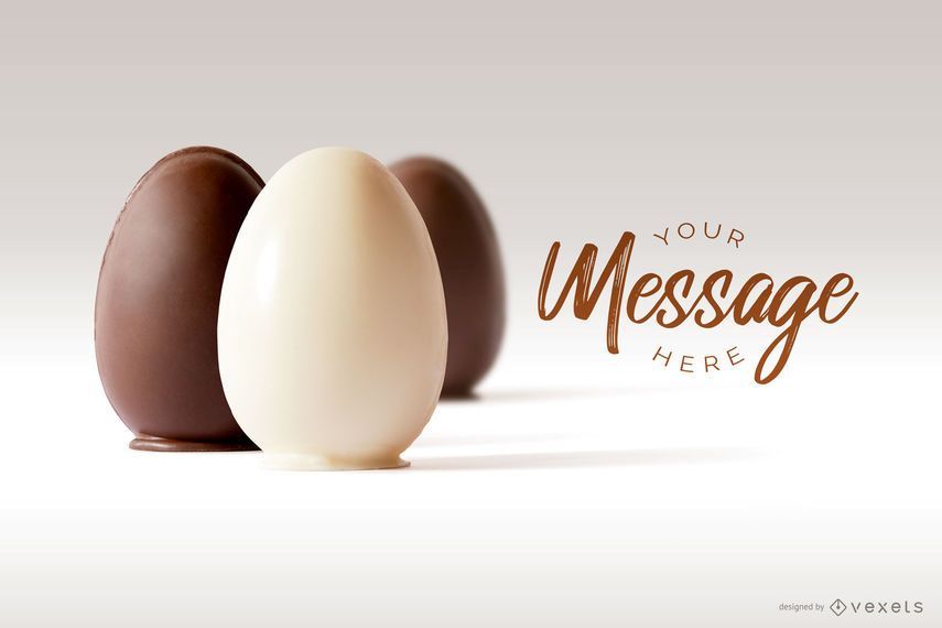 Download Chocolate Easter Eggs Image Mockup Psd Mockup Download PSD Mockup Templates