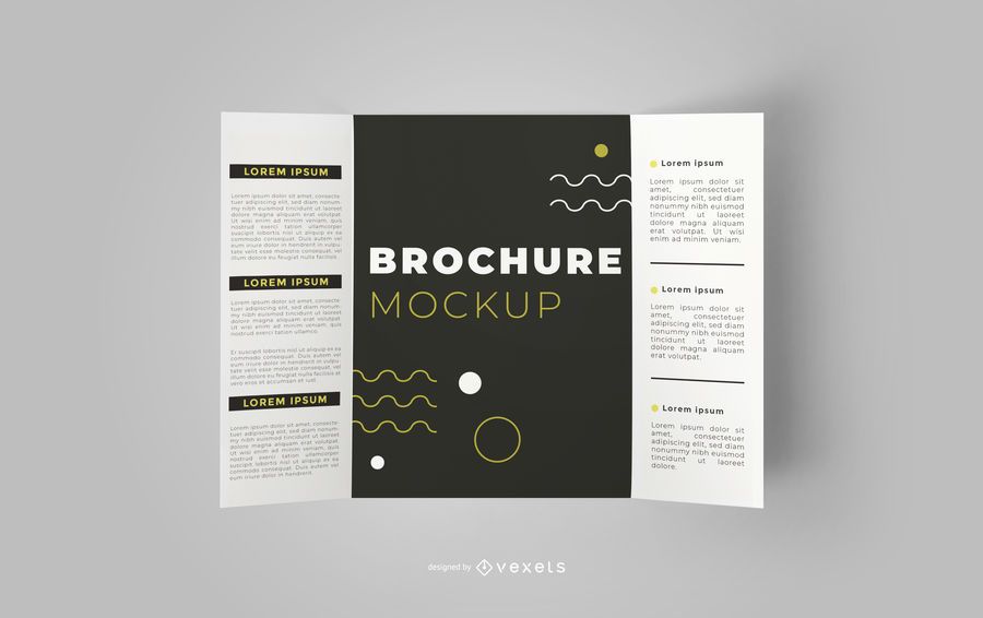 Open Brochure Editable Mockup Design Open Brochure Editable Mockup Design