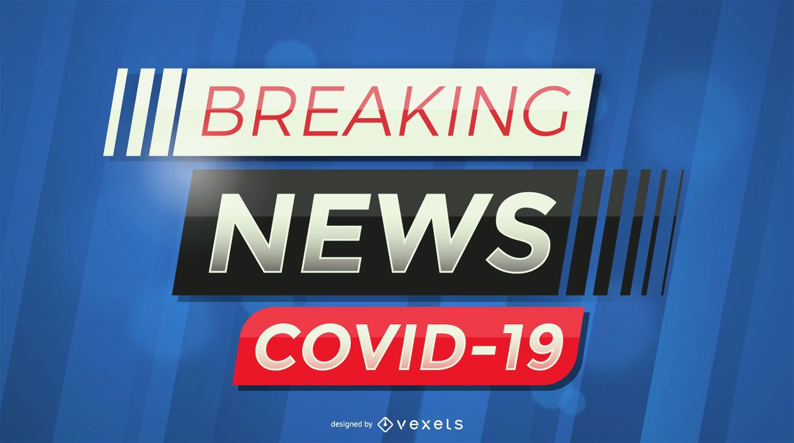 Breaking news covid-19 banner