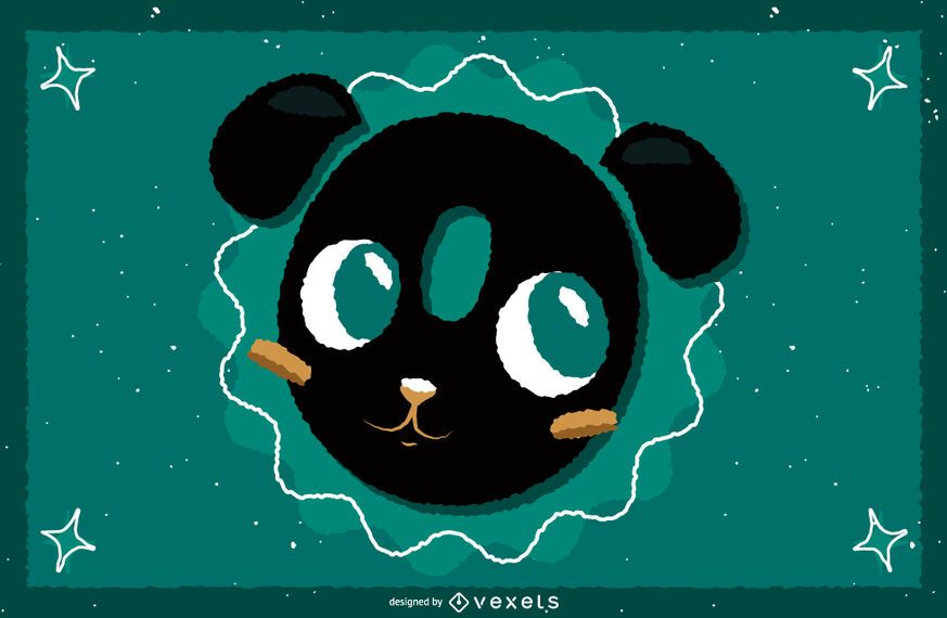 Number 0 cute dog illustration Number 0 cute dog illustration