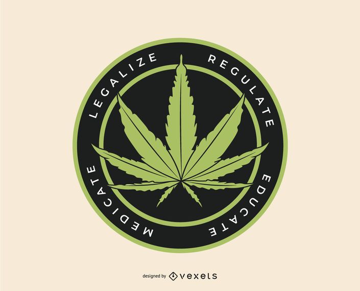 Plantilla de logotipo de marihuana Plantilla de logotipo de marihuana