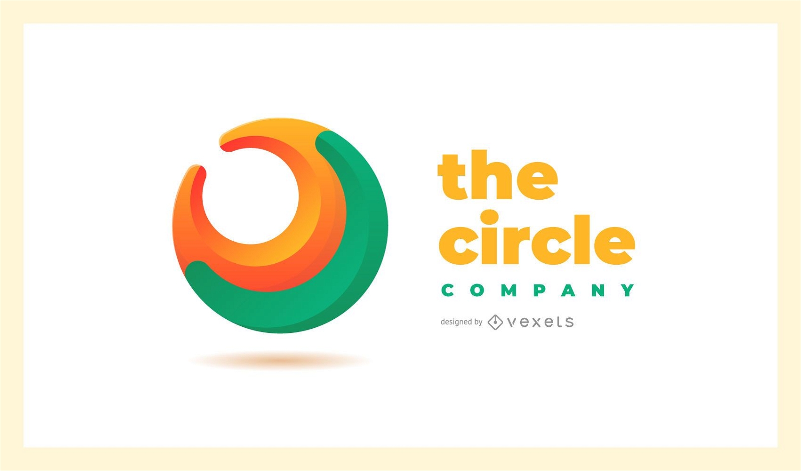 Kreis abstrakte Logo-Vorlage