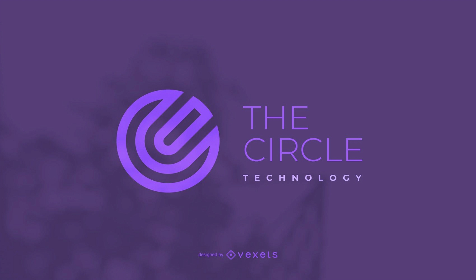 The circle logo template