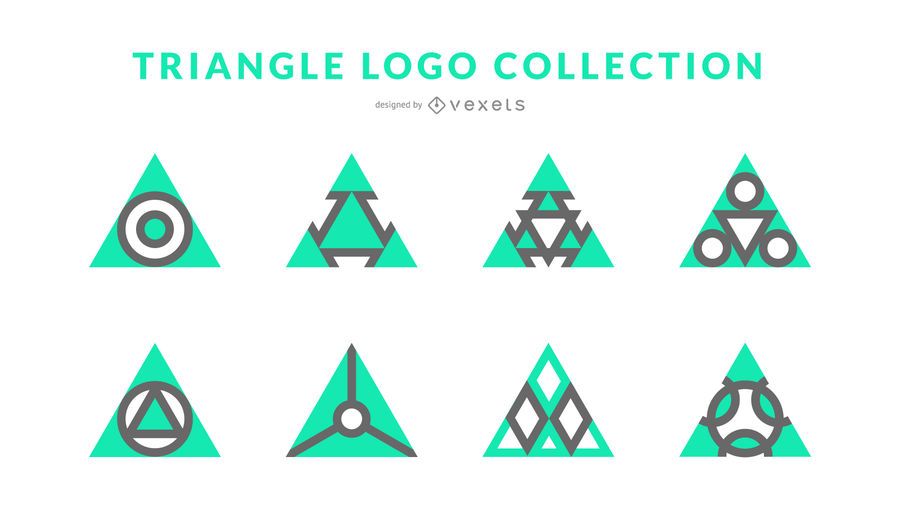 Triangle logo collection Triangle logo collection