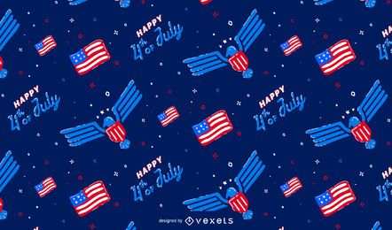Diseño del patrón del día de la independencia