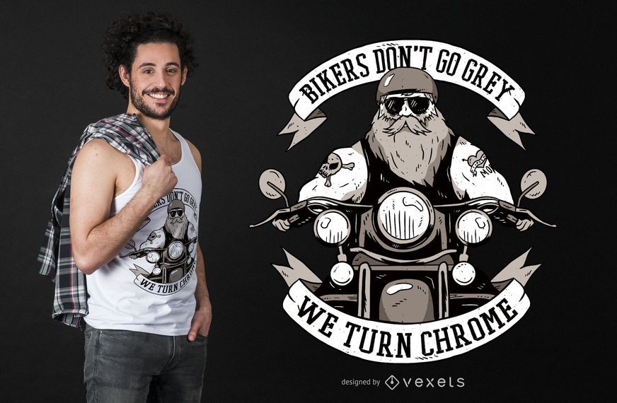 Funny Biker Text T-shirt Design Funny Biker Text T-shirt Design