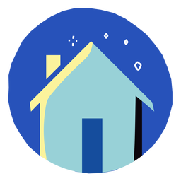 Covid 19 zu Hause bleiben Symbol PNG-Design