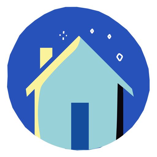 Covid 19 stay home icon PNG Design