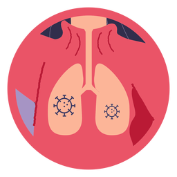 Covid 19 síntomas pulmones Transparent PNG