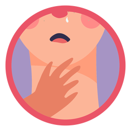 Covid 19 síntoma de secreción nasal Diseño PNG