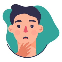 Covid 19 síntoma dolor de garganta Transparent PNG