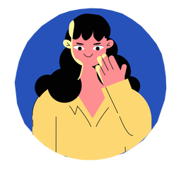 Ícone de rosto tocante da Covid 19 Desenho PNG