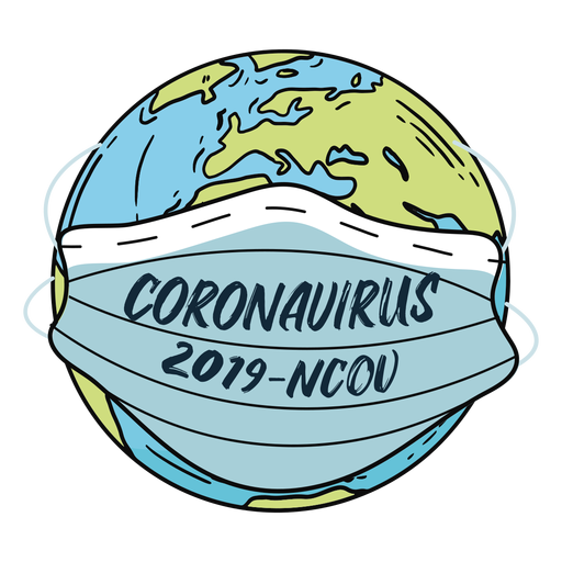 Desenhos animados de máscara de terra covarde 19 Baixar PNG/SVG