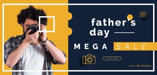 Father's day sale slider template