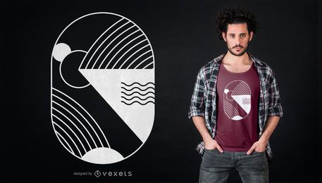 Minimal Abstract T-shirt Design