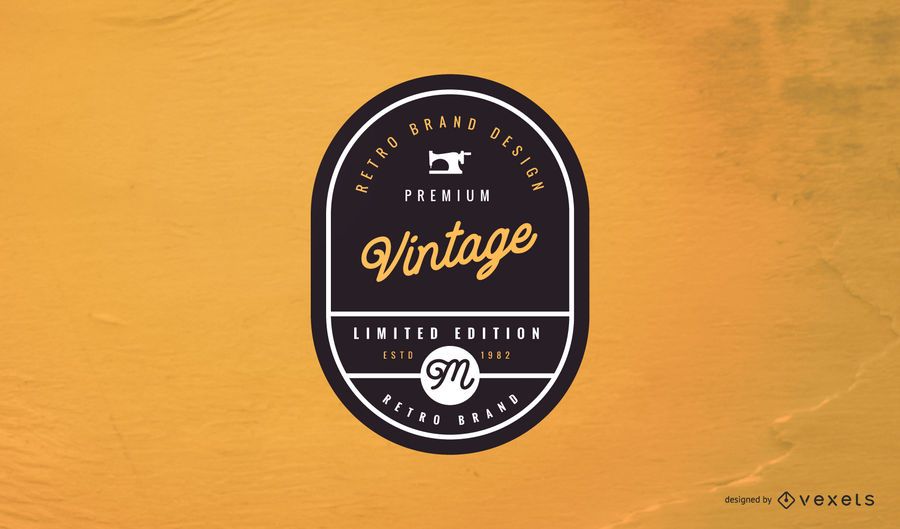 Diseño de logotipo de etiqueta vintage Diseño de logotipo de etiqueta vintage