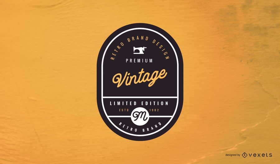 Download Vintage Label Logo Design - Vector download
