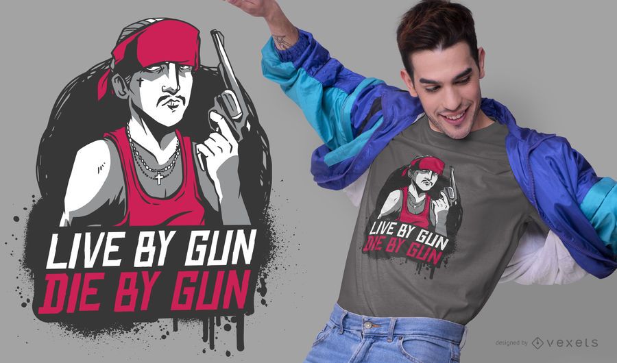 Diseño de camiseta de cita de gángster Diseño de camiseta de cita de gángster