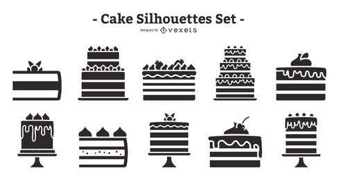 Bolo Flat Design Silhouette Pack