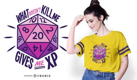 Role Playing Dice Quote T-shirt Design Role Playing Dice Quote T-shirt Design