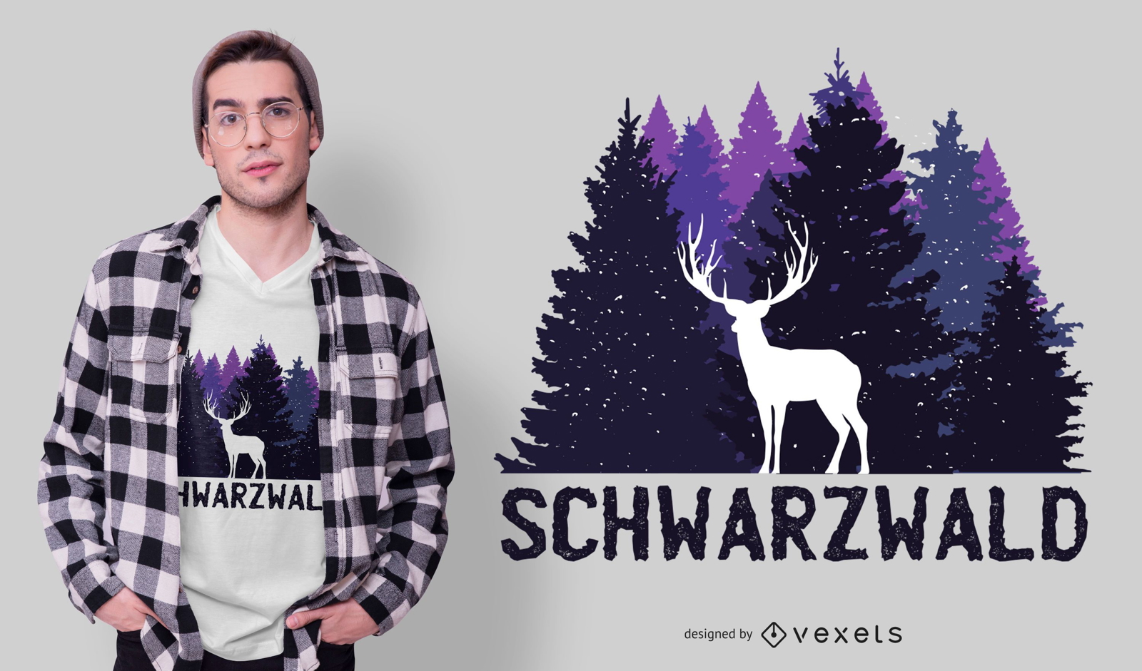 Schwarzwald Deutsches T-Shirt Design