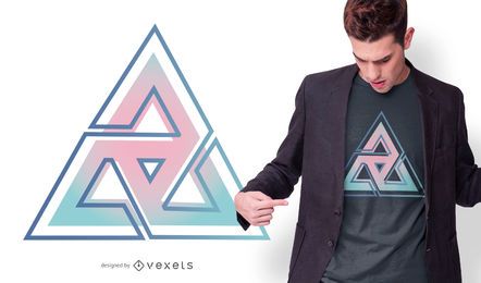 Gradient triangle t-sirt design