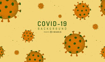 COVID-19 Virus Background Design COVID-19 Virus Background Design