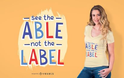 Kinder unterstützen Text T-Shirt Design