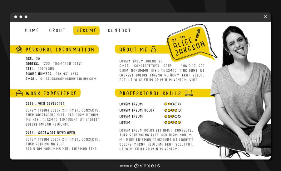 Resume Landscape Format Template Resume Landscape Format Template