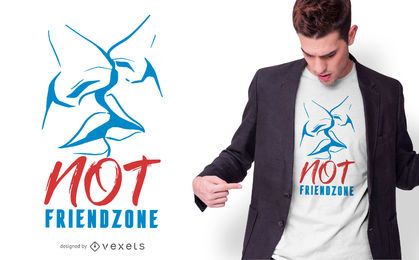 Design de camisetas Não Friendzone