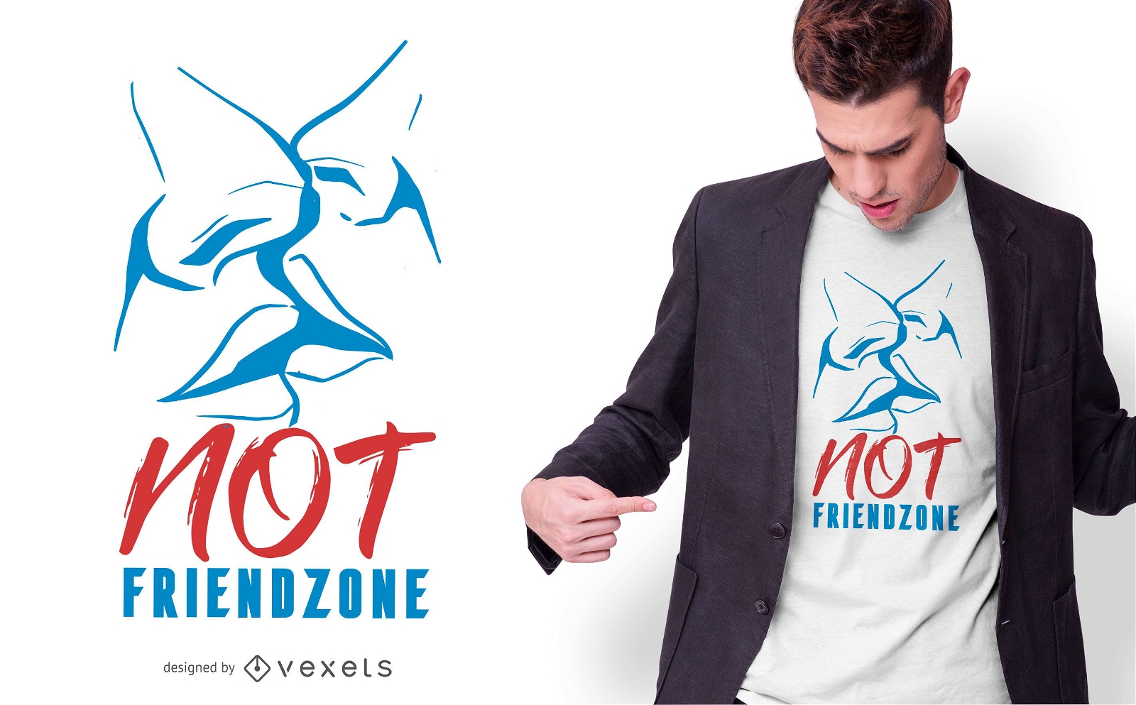 Diseño de camiseta Not Friendzone