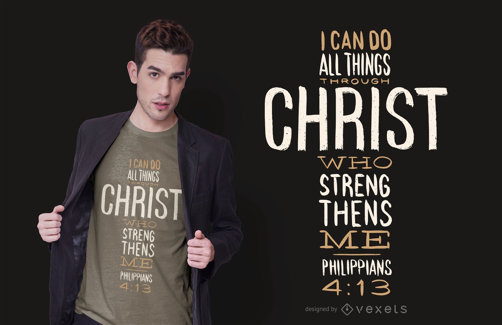 Philippians Quote T-shirt Design