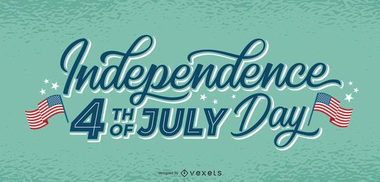 Independence day july 4th lettering Independence day july 4th lettering