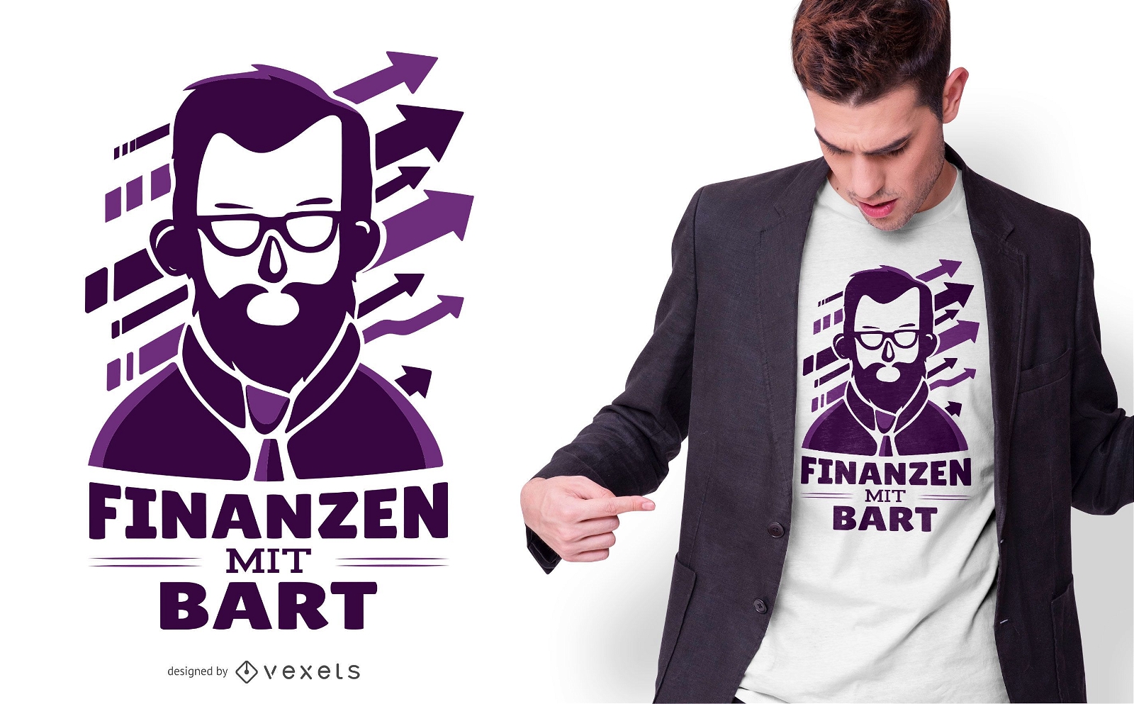 Bart finanziert T-Shirt Design