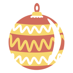 Faixa de onda de anel de bola plana Desenho PNG