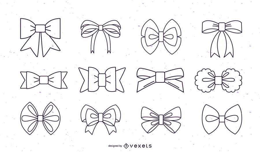 Bows stroke collection Bows stroke collection