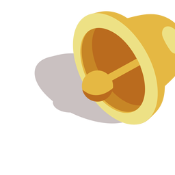 Campana isométrica Diseño PNG