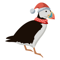 Pássaro plana natal Desenho PNG