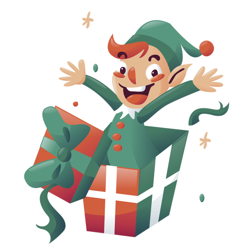 Personagem de Natal menino elfo Desenho PNG