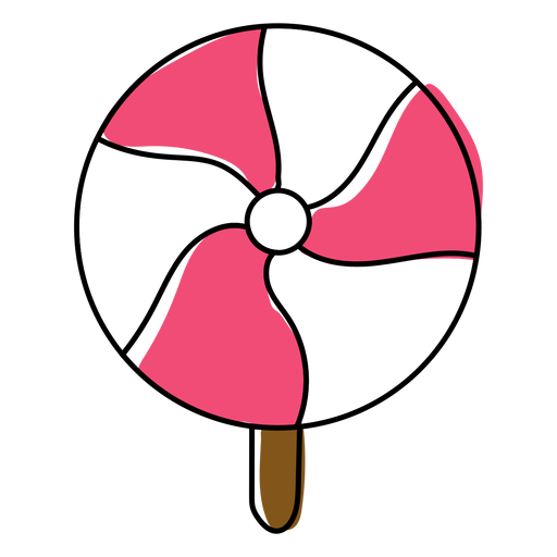 Candy Sugarplum flach PNG-Design